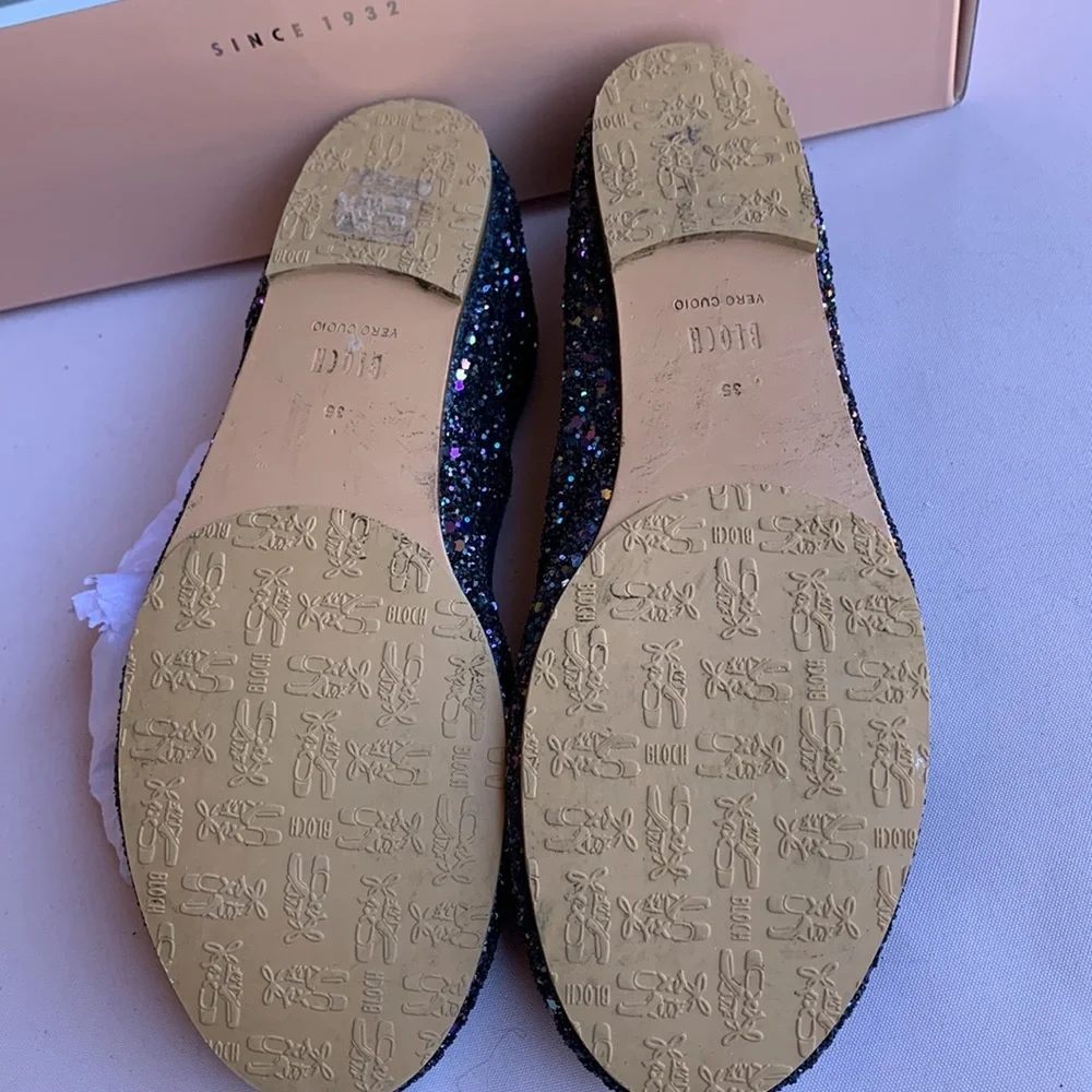 Bloch navy glitter